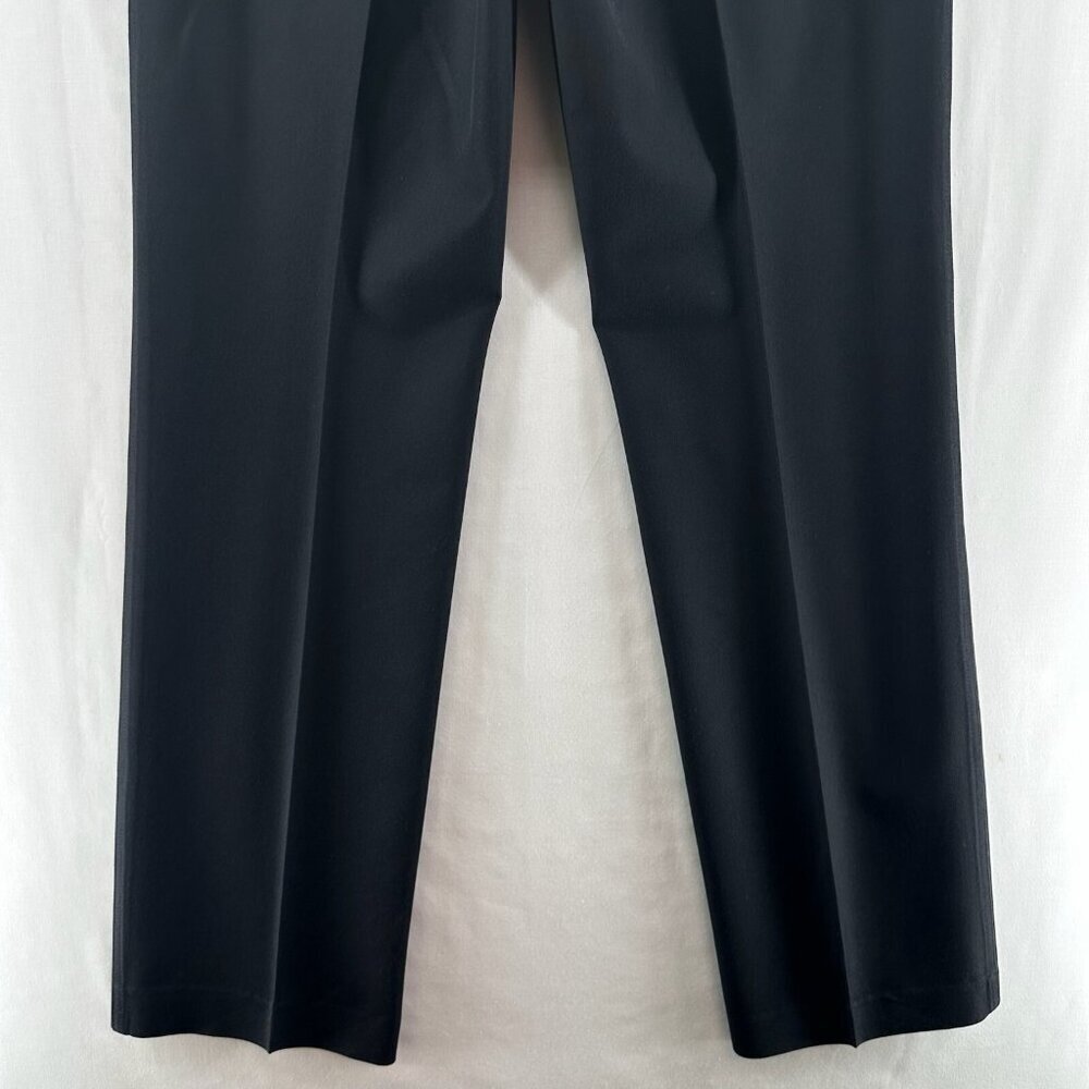 Dana Buchman Dress Pants Womens 10 High Rise Straight Stretchy Officewear Black - Picture 6 of 10
